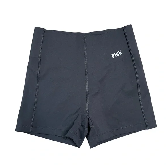 PINK Victoria’s Secret Black Bike Shorts Small - Picture 1 of 5